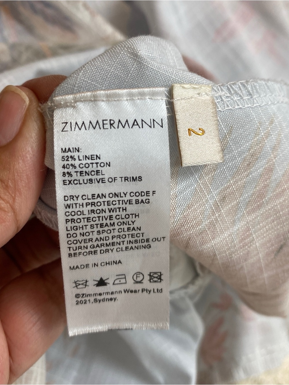 Zimmermann Ascension Frill Maxi Dress - size 2 - Picture 10 of 10